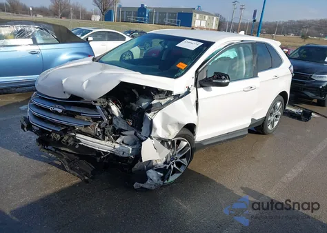 2016 Ford Edge Titanium из США, поврежденный, VIN 2FMPK4K89GBC17487